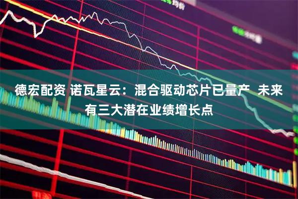 德宏配资 诺瓦星云：混合驱动芯片已量产  未来有三大潜在业绩增长点