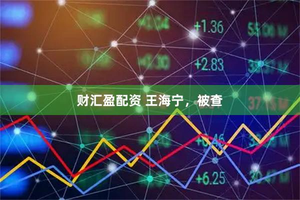 财汇盈配资 王海宁，被查